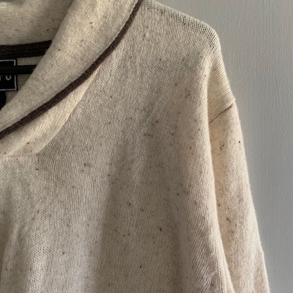 ANAPO lambswool ivory sweater - Picture 3 of 3